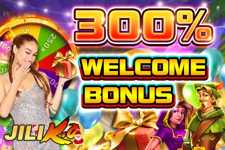 Jiliko 300% welcome BONUS