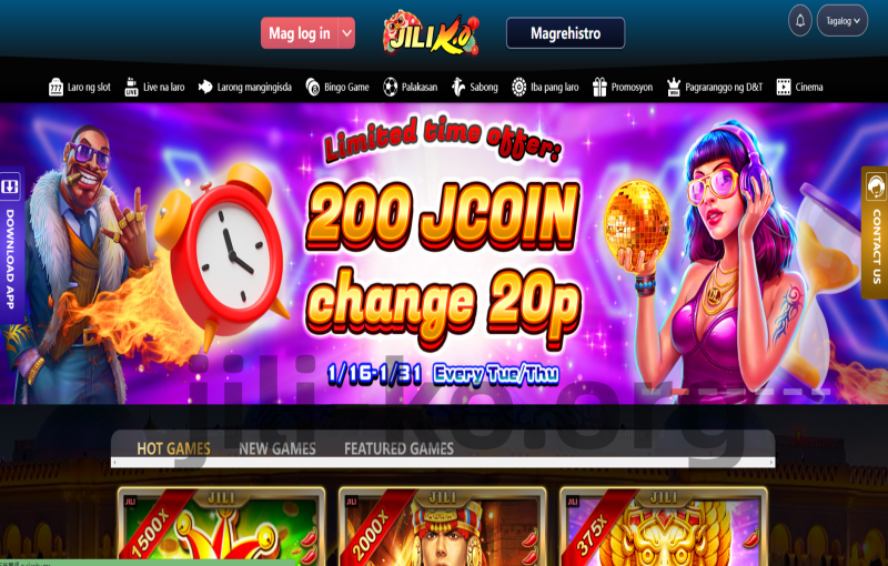 Hakbang 1: Ipasok ang opisyal na website ng Jiliko Casino